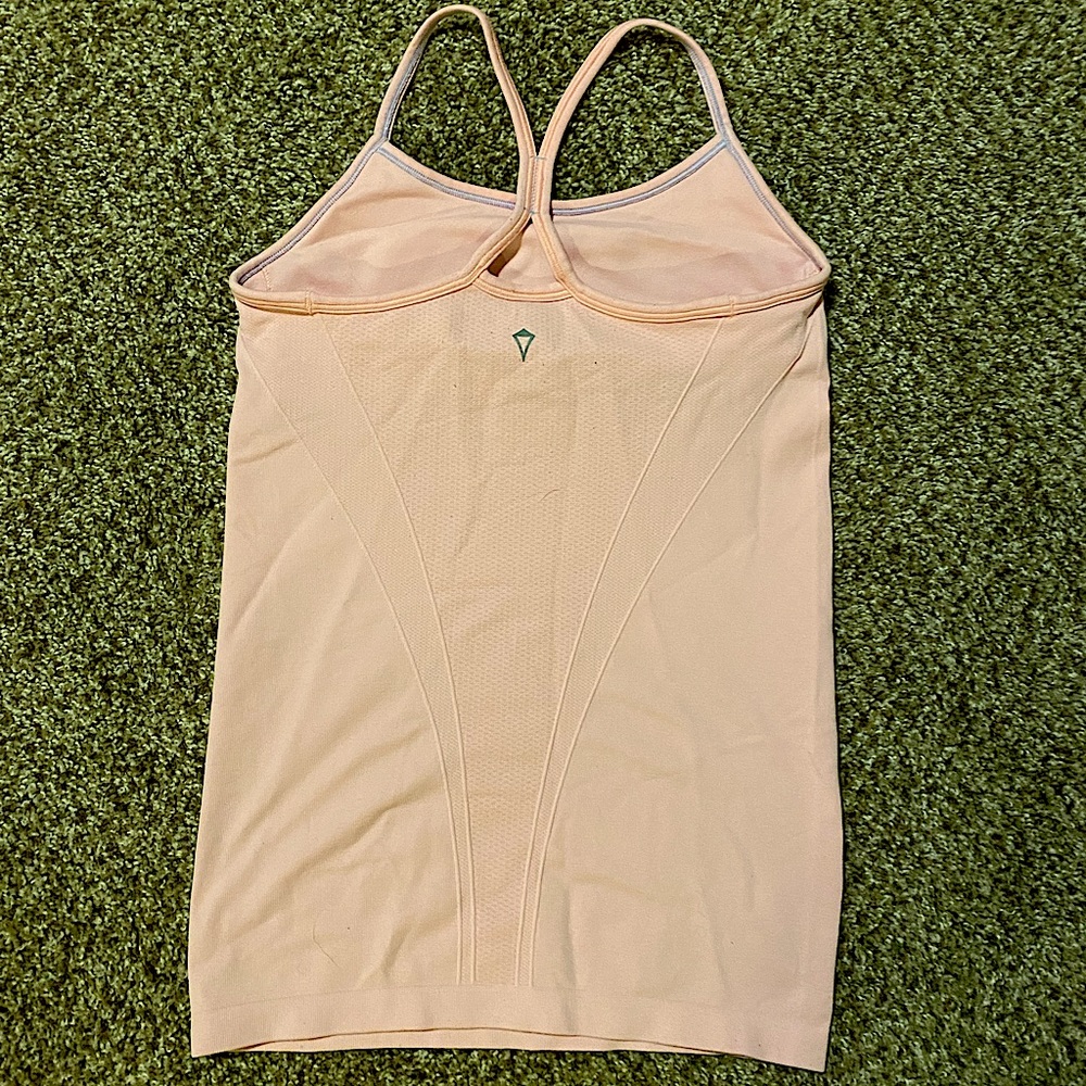 Ivivva girls light pink workout tank top- size 12